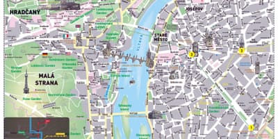 Praha upozorňuje mapě